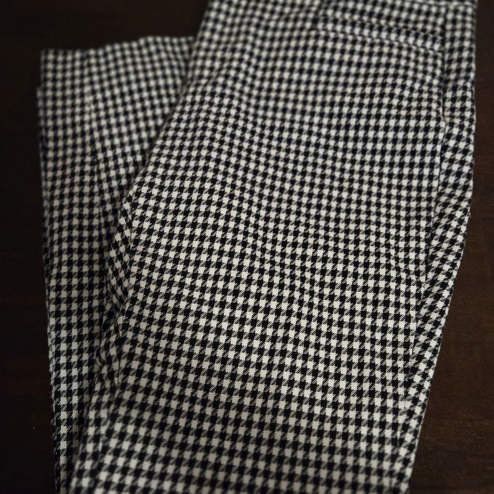 Banana Republic Black and White Houndstooth Pants